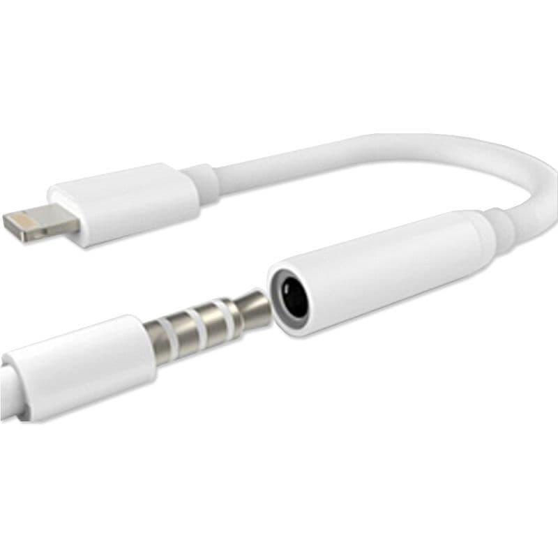 Connecteur adaptateur pour casque Lightning vers prise audio 3,5 mm Connecteur adaptateur pour casque Lightning vers prise audio 3,5 mm